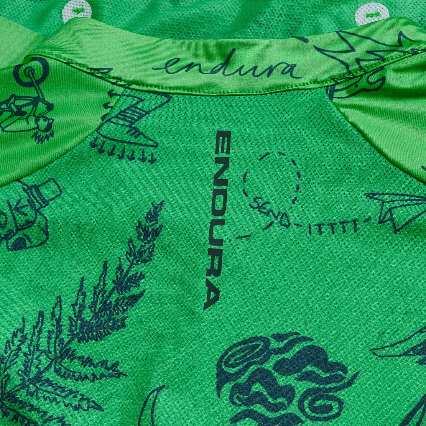 Camisola de manga curta ENDURA PRO SL PRINT Verde