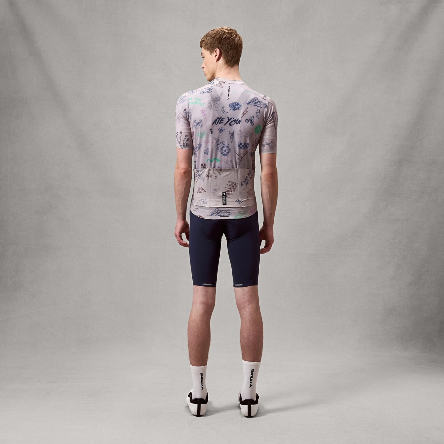 Camisola ENDURA PRO SL PRINT de manga curta em titânio