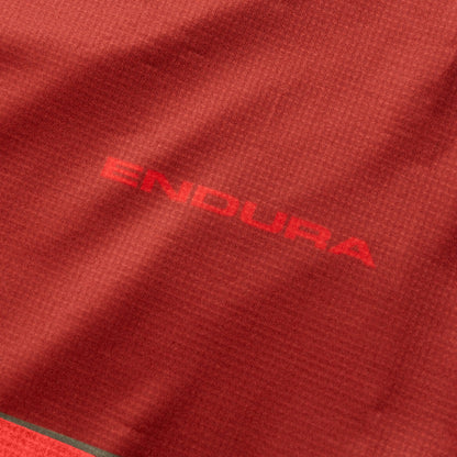 Maillot ENDURA CORE PRINTED Mangas Longas Vermelho