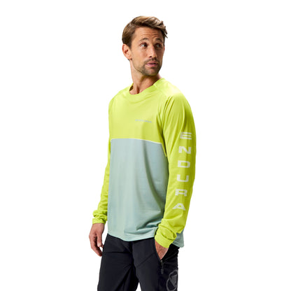 Maillot ENDURA CORE PRINTED Mangas Compridas Verde