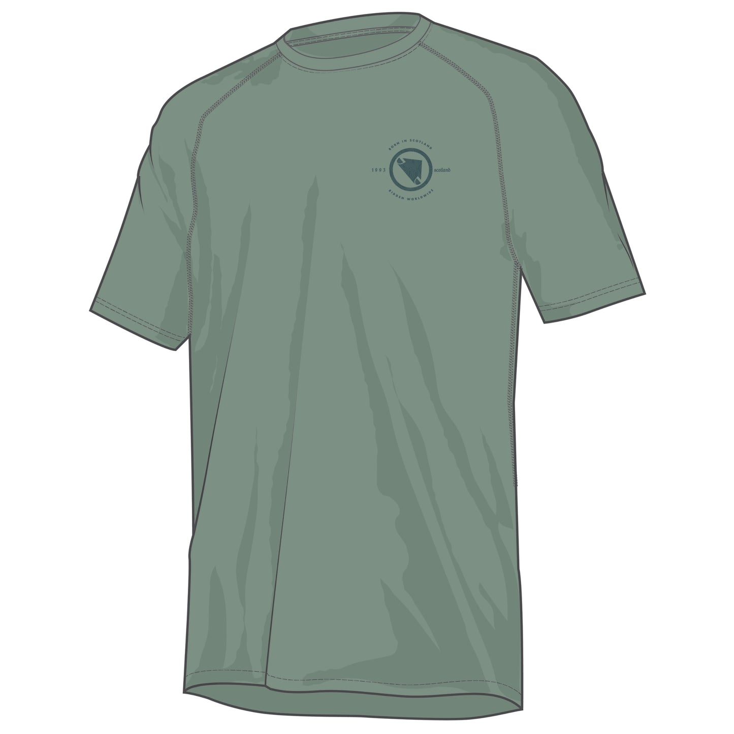 ENDURA LOOP TECH TEE Camisola de manga curta Sage