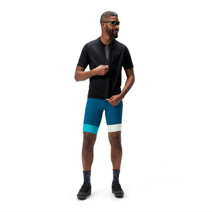 Maillot ENDURA LOOP ZIPPED Mangas Curtas Preto