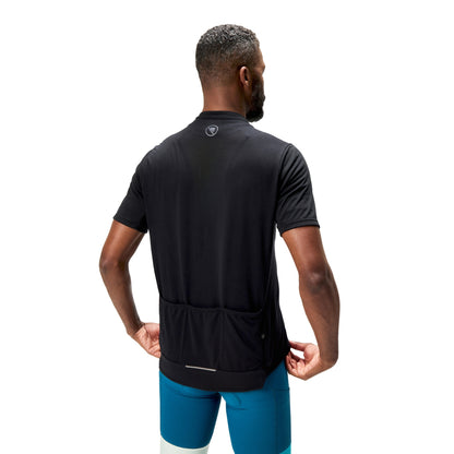 Maillot ENDURA LOOP ZIPPED Mangas Curtas Preto