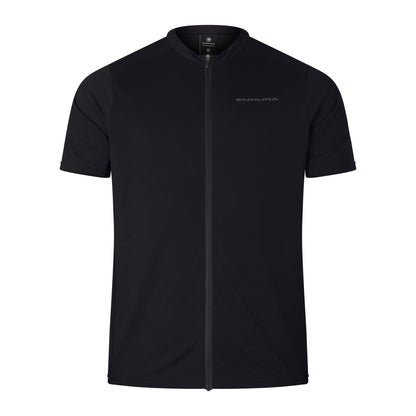 Maillot ENDURA LOOP ZIPPED Mangas Curtas Preto