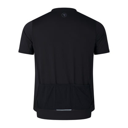 Maillot ENDURA LOOP ZIPPED Mangas Curtas Preto