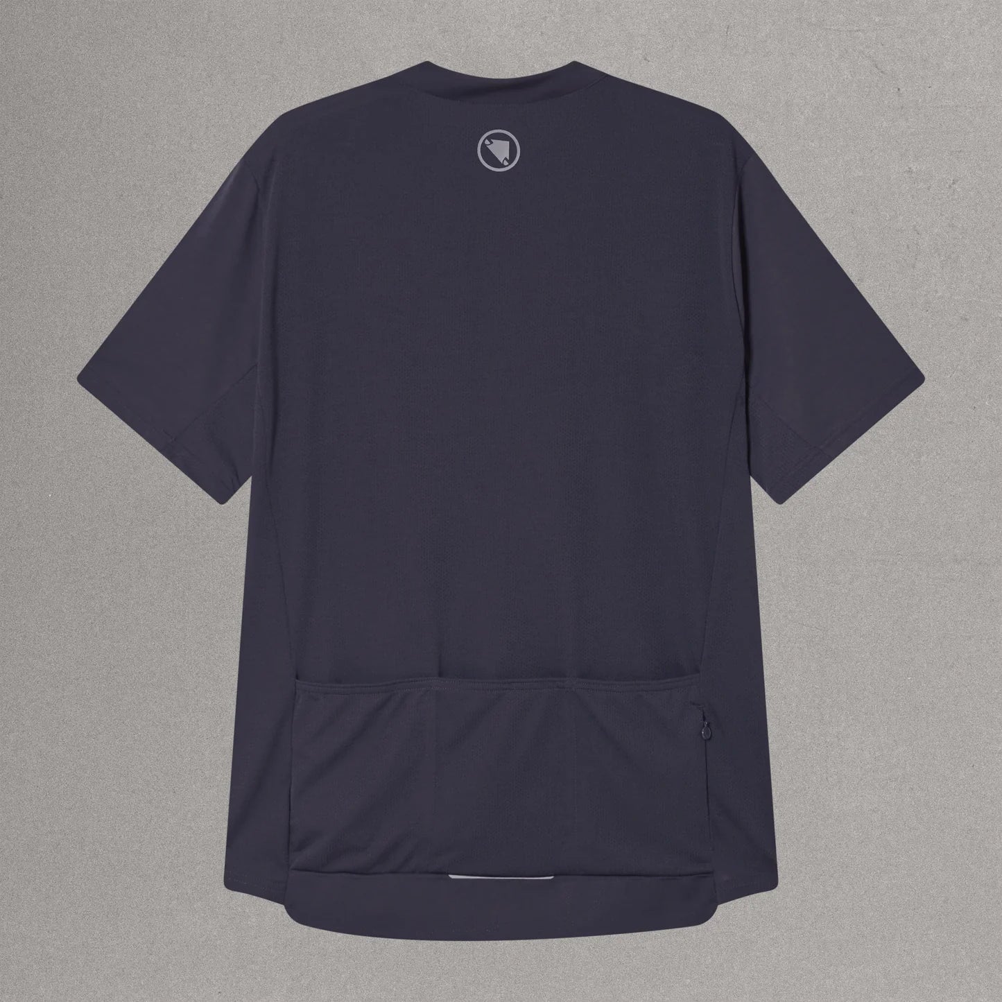 ENDURA LOOP ZIPPED Short Sleeve Carbon Jersey Cinzento