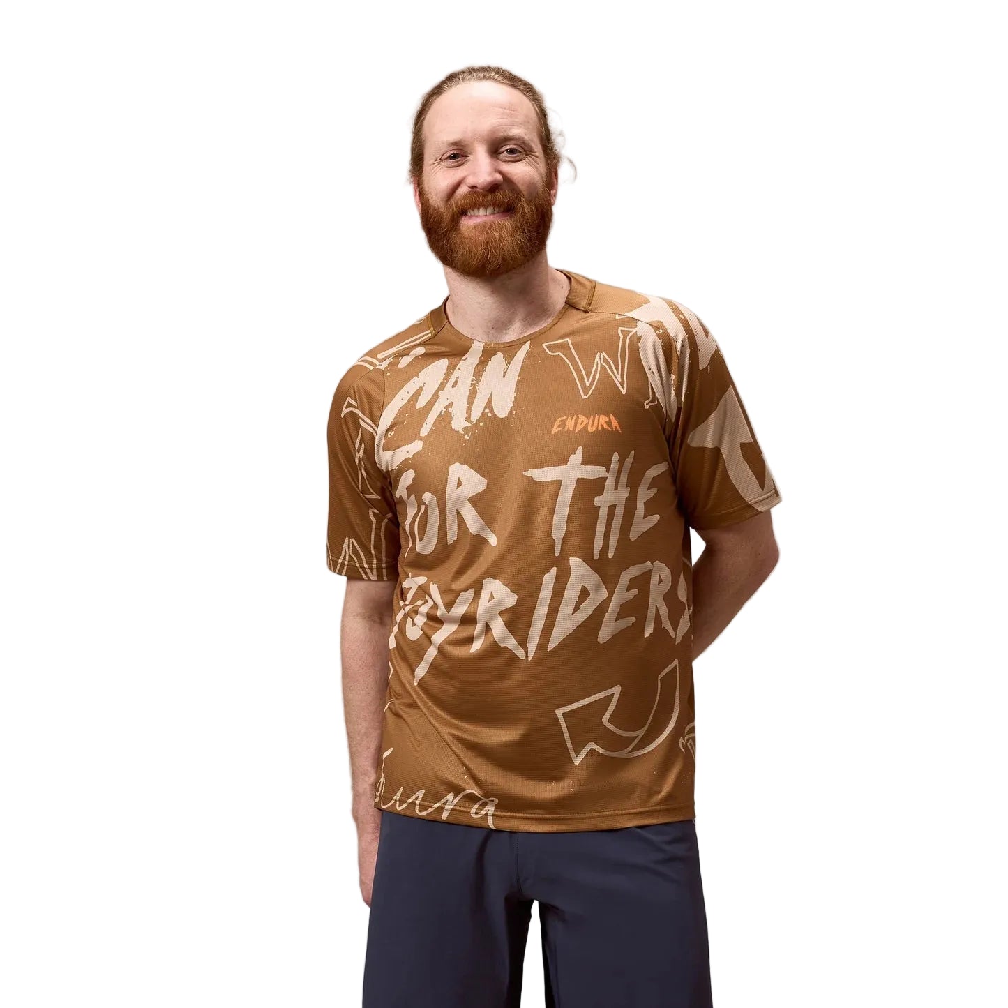 Camisola ENDURA SINGLETRACK PRINT Bronze