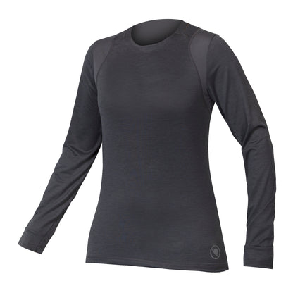 Camisola ENDURA SINGLETRACK Mulher Mangas Compridas Cinzento