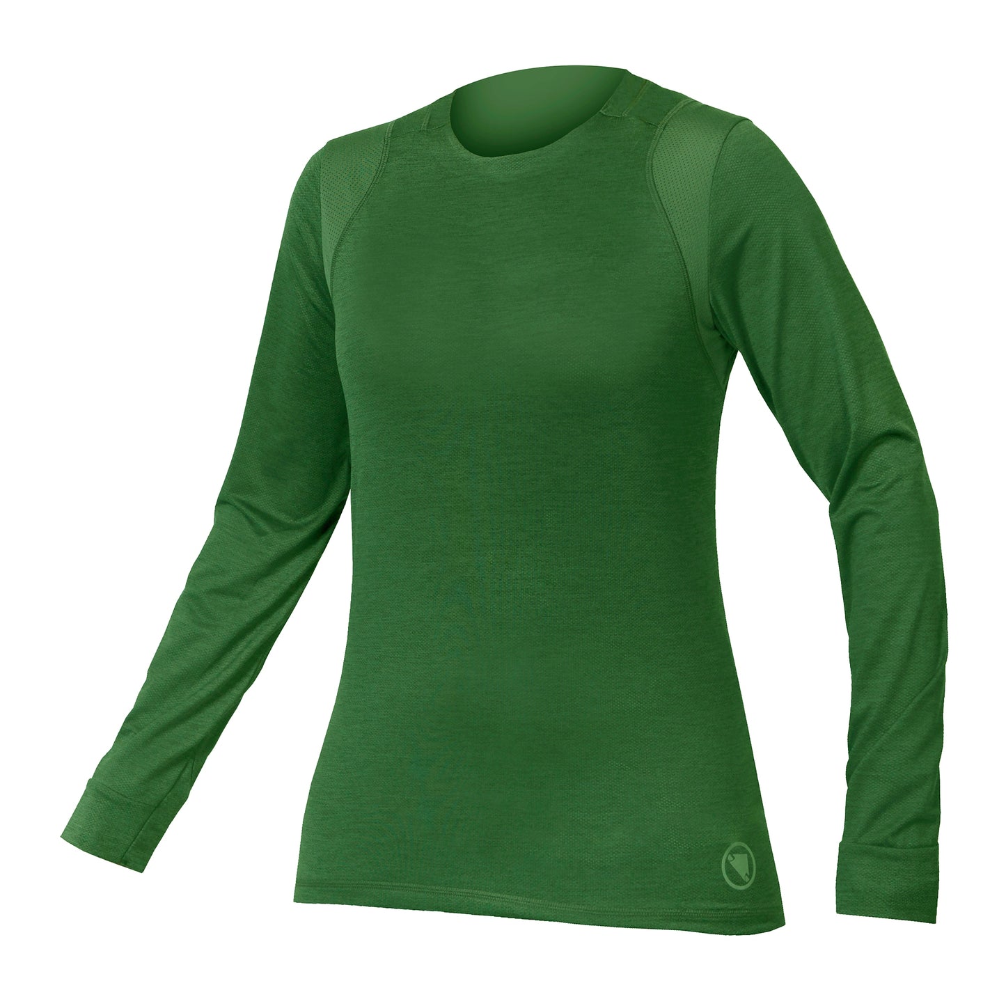 Camisola de manga comprida ENDURA SINGLETRACK para mulher Verde