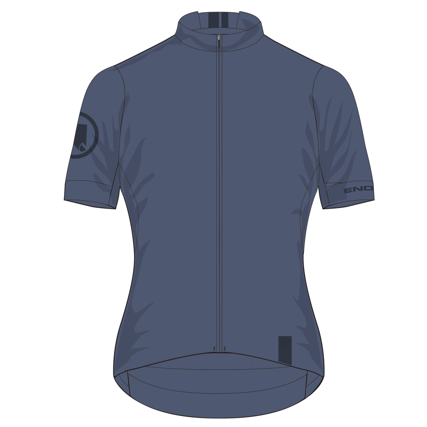 Camisola de manga curta ENDURA FS260 para mulher Indigo