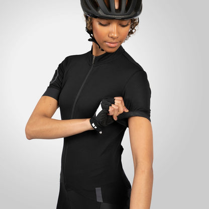 Camisola ENDURA FS260 Mulher Mangas Curtas Preto