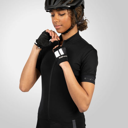 Camisola ENDURA FS260 Mulher Mangas Curtas Preto