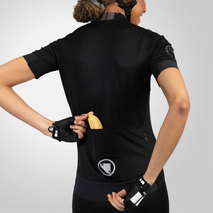 Camisola ENDURA FS260 Mulher Mangas Curtas Preto