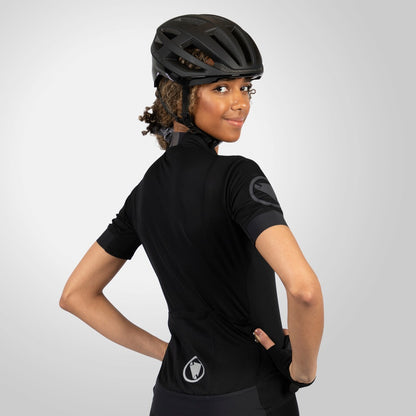 Camisola ENDURA FS260 Mulher Mangas Curtas Preto