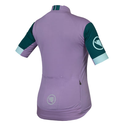 Maillot ENDURA FS260 Feminino Mangas Curtas Violeta
