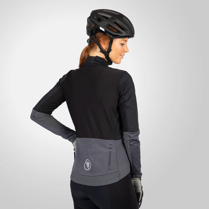 Maillot ENDURA FS260 JETSTREAM Feminino Mangas Compridas Preto