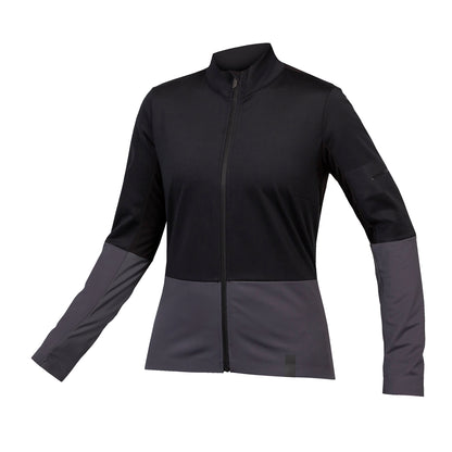 Maillot ENDURA FS260 JETSTREAM Feminino Mangas Compridas Preto