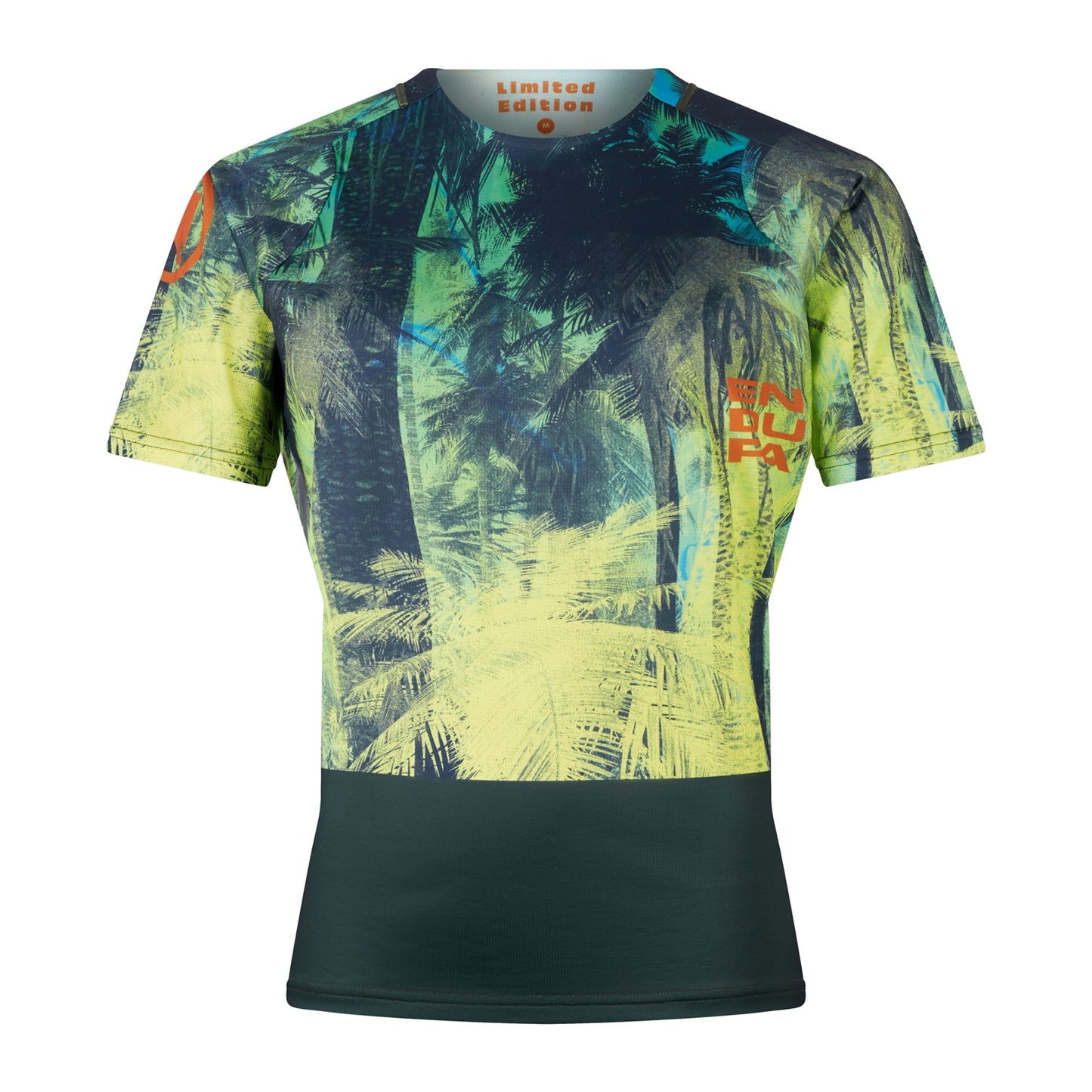 Camisola de manga curta ENDURA TROPICAL para mulher Verde