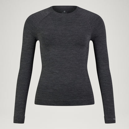 Roupa Interior ENDURA BAABAA PRO Mangas Compridas Mulher Cinzento