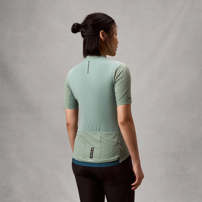 Maillot ENDURA ALLTRACK RIDE Mangas Curtas Mulher Sage Green
