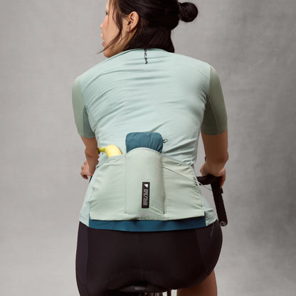 Maillot ENDURA ALLTRACK RIDE Mangas Curtas Mulher Sage Green