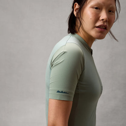 Maillot ENDURA ALLTRACK RIDE Mangas Curtas Mulher Sage Green