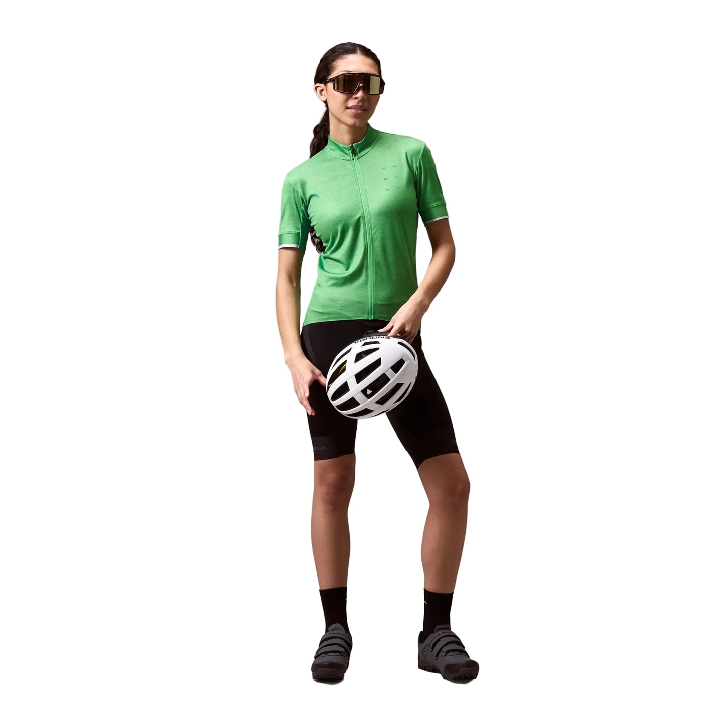 Camisola de manga curta ENDURA FS260 PRINT para mulher Roxo