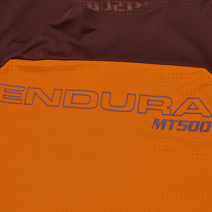 Maillot ENDURA MT500 BURNER Junior Mangas Longas Laranja