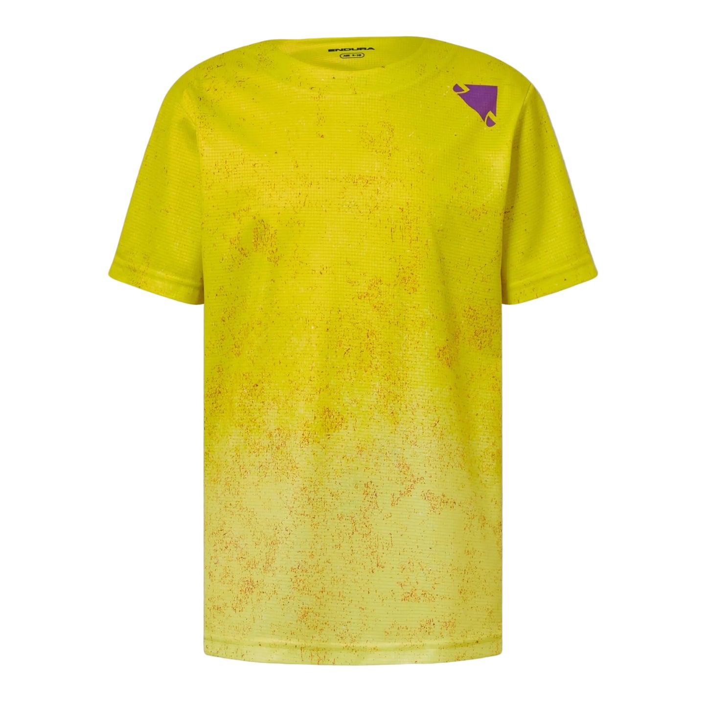 Camisola de manga curta ENDURA SINGLETRACK Junior Amarelo