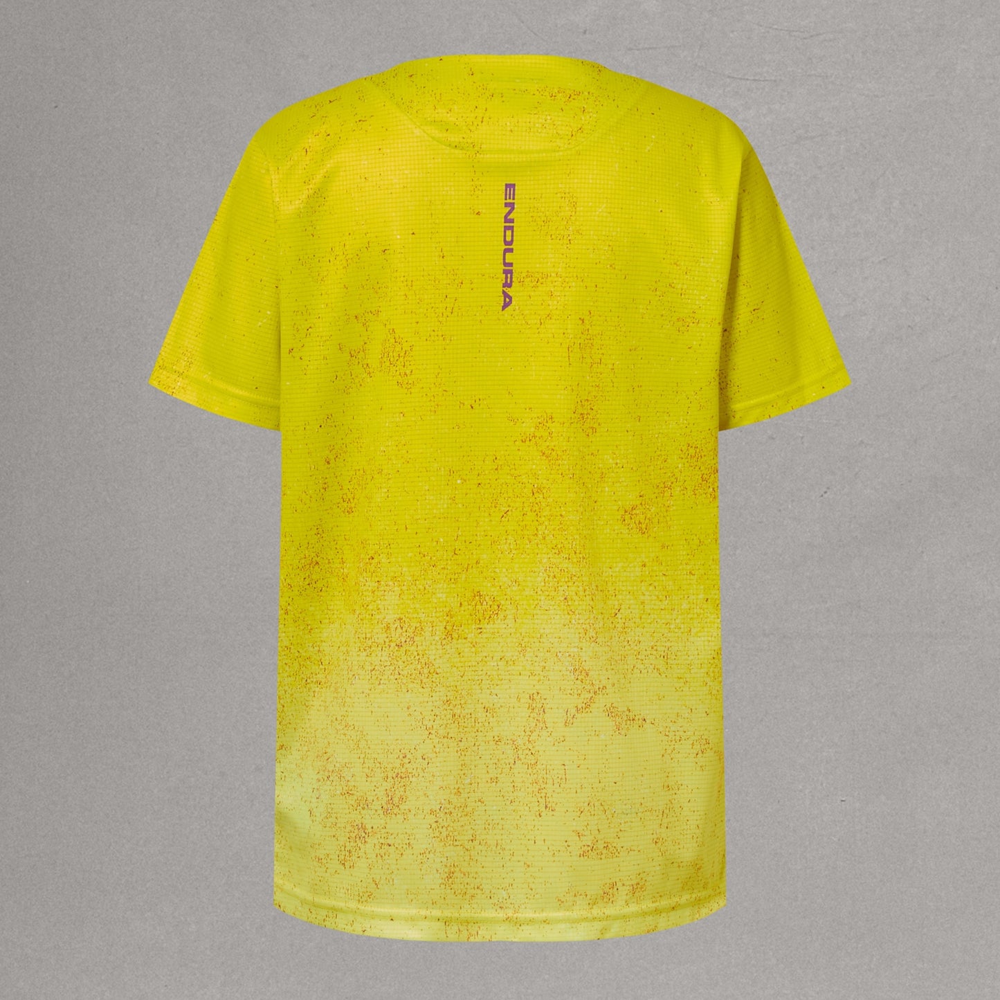 Camisola de manga curta ENDURA SINGLETRACK Junior Amarelo