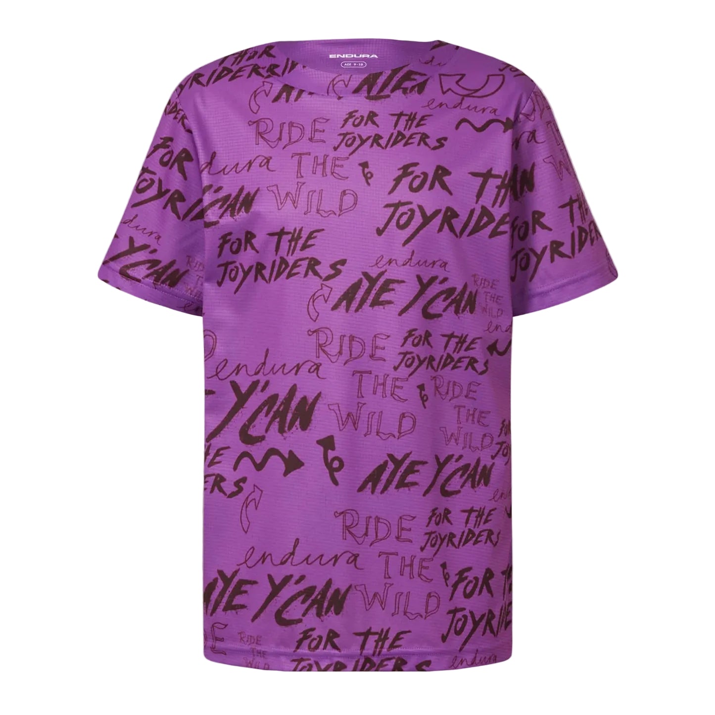 Camisola de manga curta ENDURA SINGLETRACK Junior Roxo