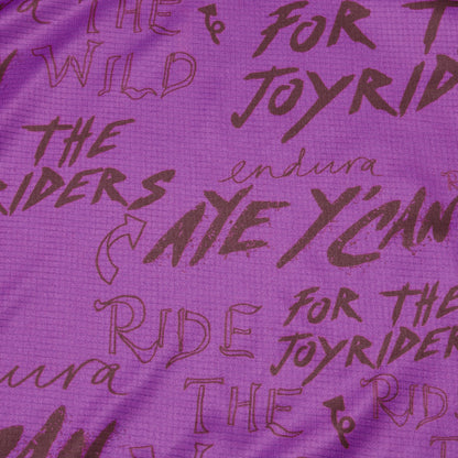 Camisola ENDURA SINGLETRACK CORE Junior Mangas Curtas Violeta