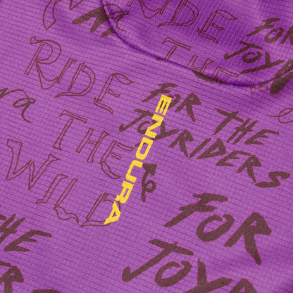 Camisola ENDURA SINGLETRACK CORE Junior Mangas Curtas Violeta