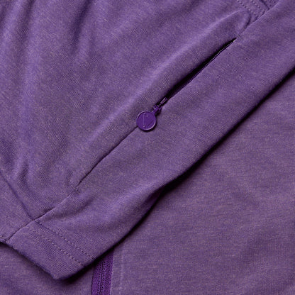 Maillot ENDURA LOOP ZIPPED Mangas Curtas Feminino Violeta