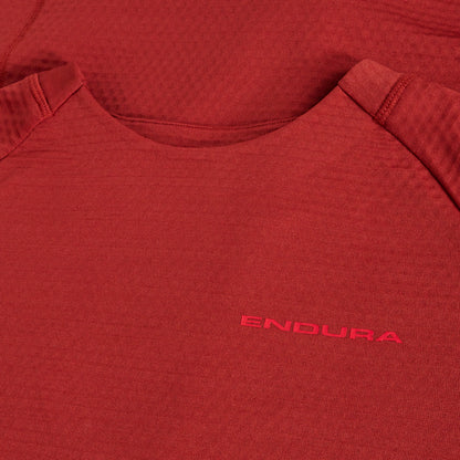 Maillot ENDURA SINGLETRACK FLEECE Mangas Compridas Tijolo