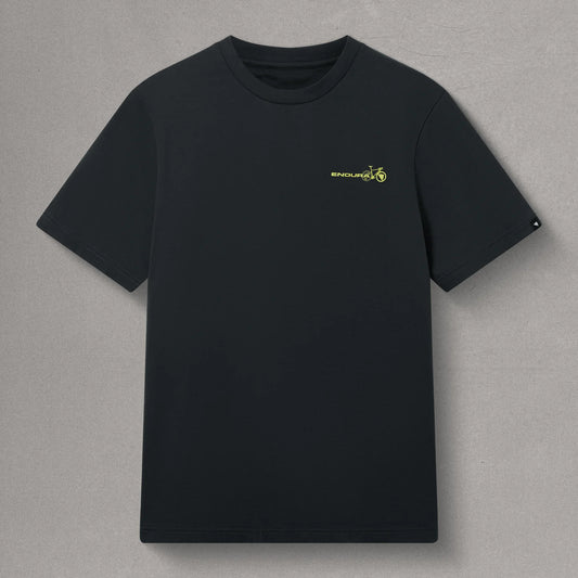 Camisola ENDURA PEDAL POWER GRAPHIC Carbon Cinza