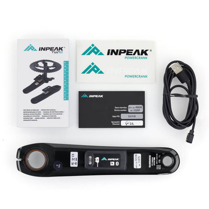 Braço esquerdo do pedaleiro com medidor de potência INPEAK POWERCRANK-E Shimano Dura-Ace R9200