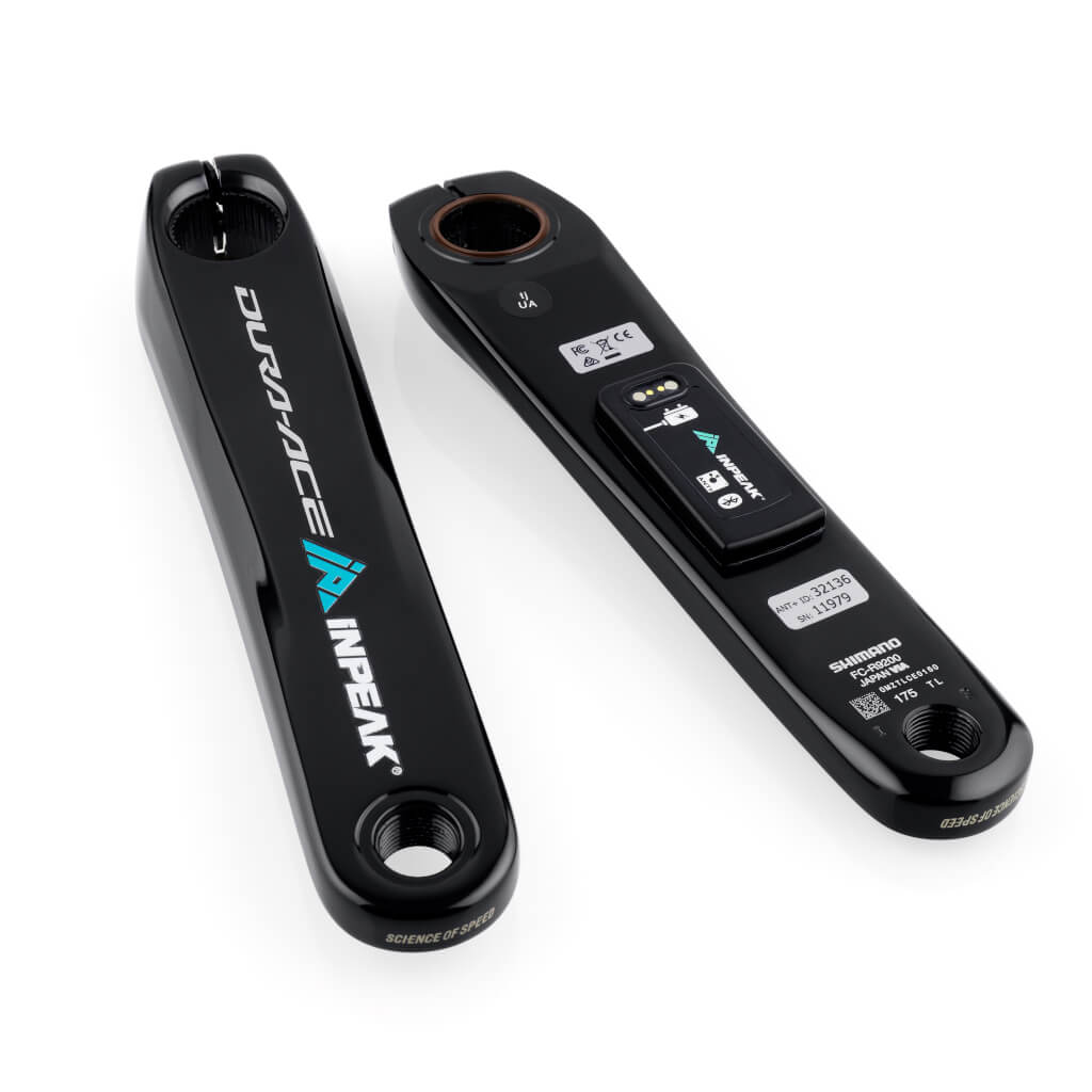 Braço esquerdo do pedaleiro com medidor de potência INPEAK POWERCRANK-E Shimano Dura-Ace R9200