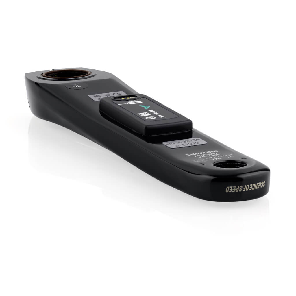 Braço esquerdo do pedaleiro com medidor de potência INPEAK POWERCRANK-E Shimano Dura-Ace R9200