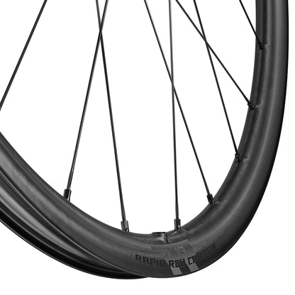 Par de Rodas FULCRUM RAPID RED CARBON 700c Tubeless Ready Center Lock)