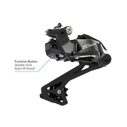 Desviador Traseiro E-Bike SHIMANO CUES Di2 RD-U6070-GS Linkglide 11V Braço Médio