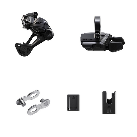 Kit de atualização SHIMANO DEORE Di2 sem fios M6250-SGS Conjunto de colar de gaiola longa