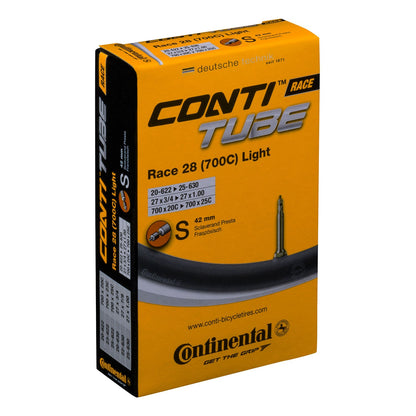 Câmara de Ar CONTINENTAL RACE LIGHT 700x20/25c Presta