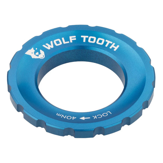 Porca Centerlock externa WOLF TOOTH Azul