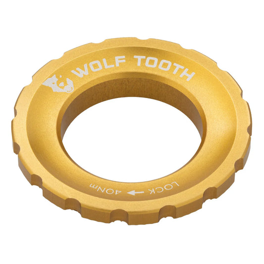 Porca Centerlock externa WOLF TOOTH Dourada