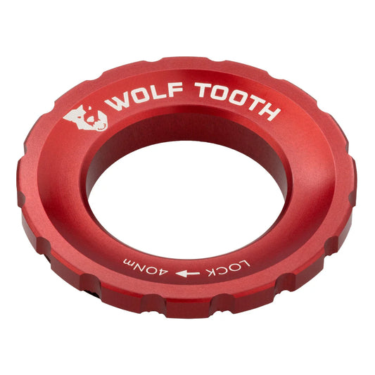 Porca Centerlock externa WOLF TOOTH Vermelha