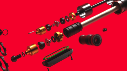 Forquilha ROCKSHOX BOXXER ULTIMATE CHARGER 3.2 RC2 29" Eixo 20x110mm Boost Vermelho