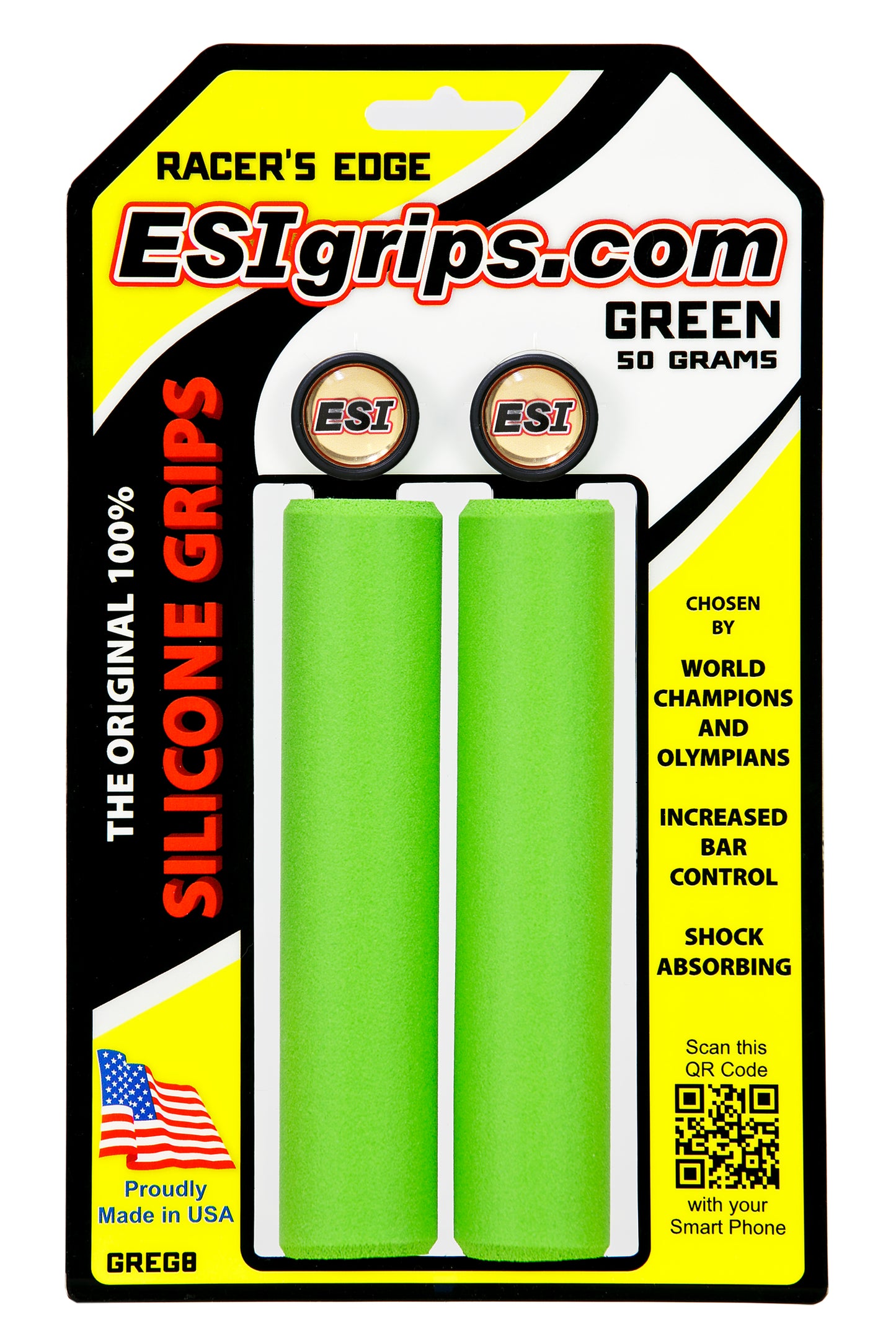 ESI RACER'S EDGE 130 mm Grips Verde