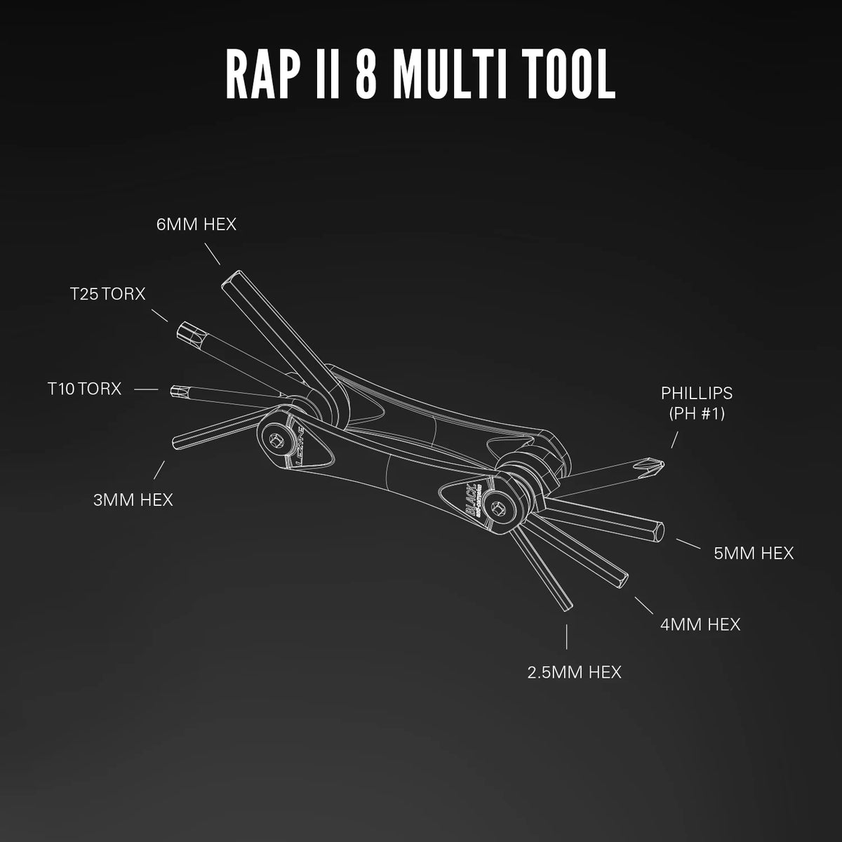 Multiferramenta LEZYNE RAP II 8
