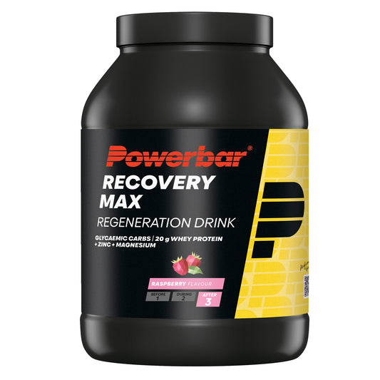 POWERBAR RECOVERY MAX Bebida de Recuperação (1144gr) Framboesa